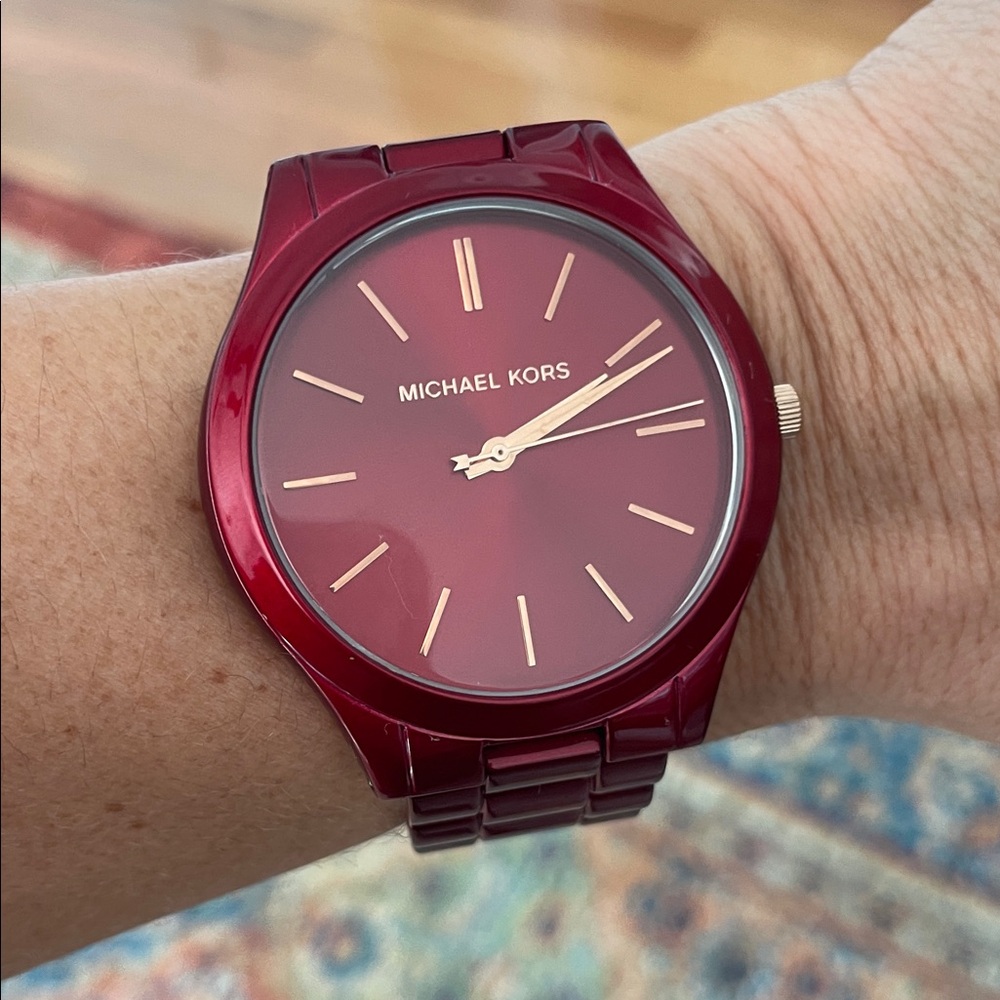 Michael Kors Red Watch for small wrists
